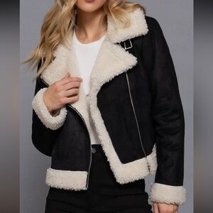 The Fabulous Faux Suede Biker Jacket